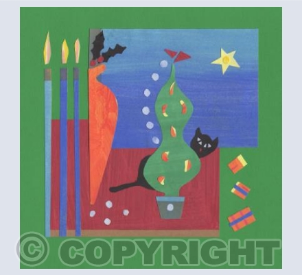 Christmas cat