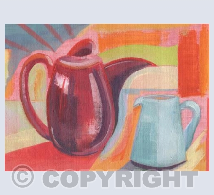 Coffee pot and jug