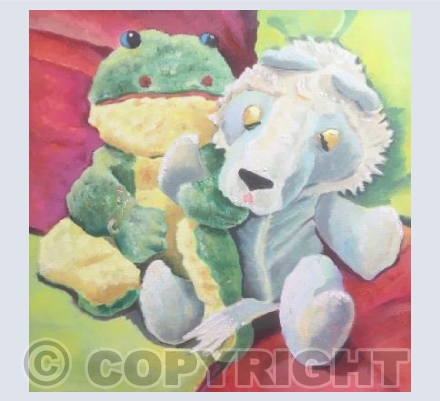 Frog and lion