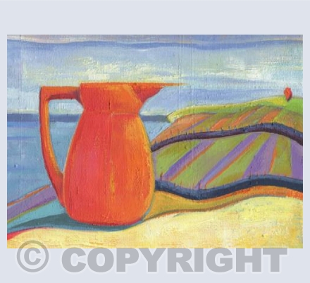 Orange jug