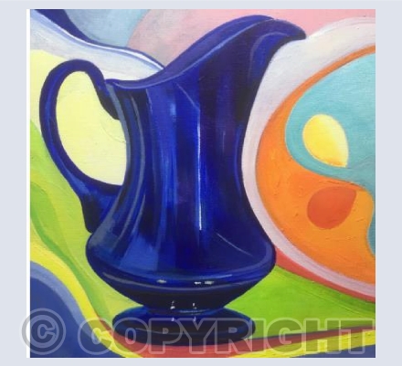 Blue jug