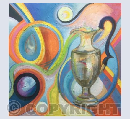 Silver coffee pot