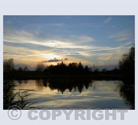 Lake sunset