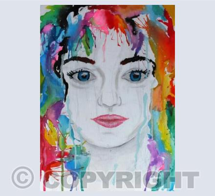 Girl in the rain