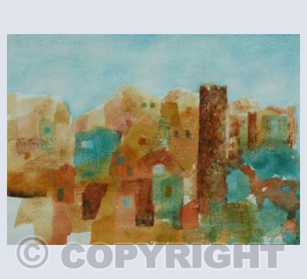 Italian hilltop town 1