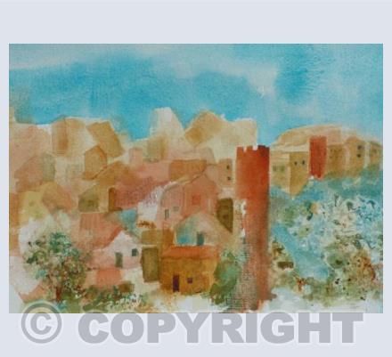 Italian hilltop town 2
