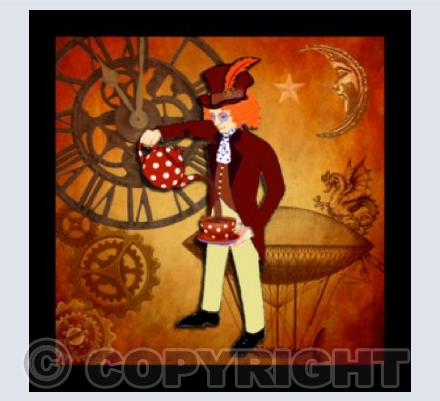 Steampunk Bronze Aquarius