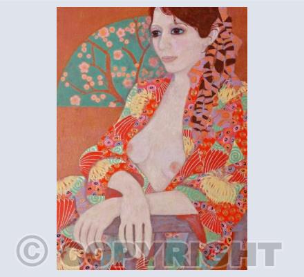 RUTH in BINNIE'S KIMONO