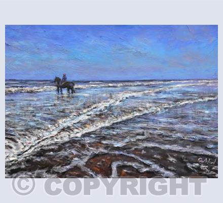 Sea and horse