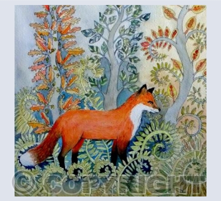 Fox In Ferns
