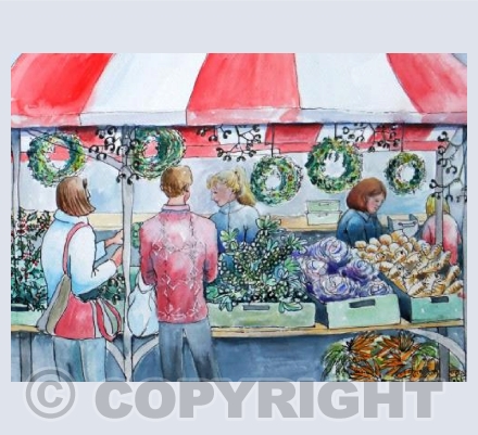 Hoggard's Veg. Stall at Christmas 