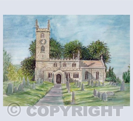 All Saints church Elston Nottinghamshire