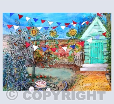 Party in the garden 