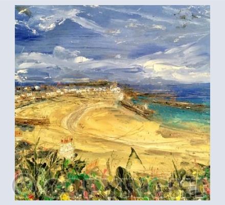 St Ives Harbour, to the Island