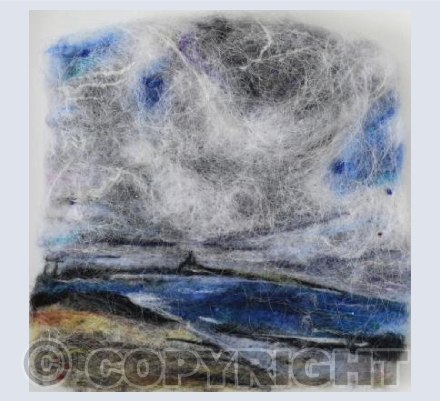 St Michael's Mount, from the end of the prom, Newlyn