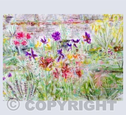 Garden flowers in June