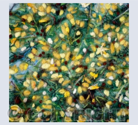 Spiky wild and yellow-gold