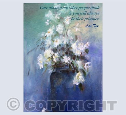 Daisies in a vase