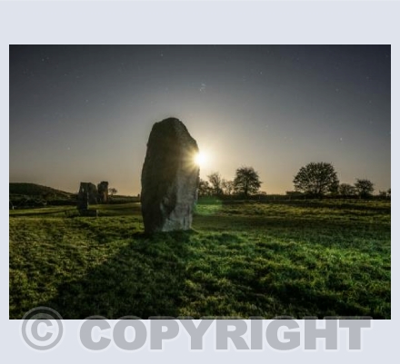 Avebury Moon Rise