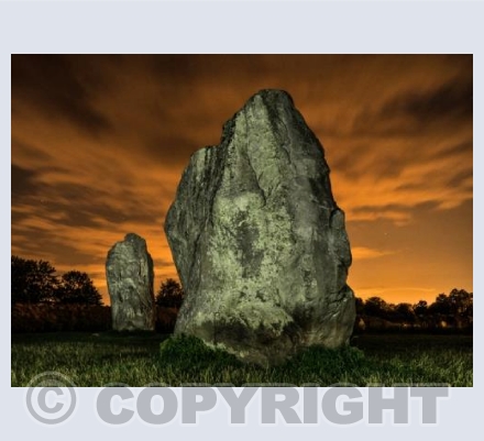 Avebury at night