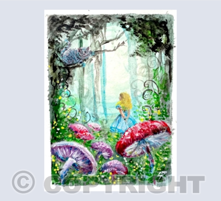 Alice and The Cheshire Cat