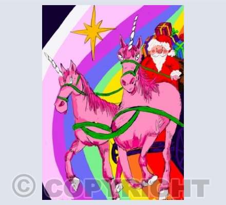 Unicorn sleigh