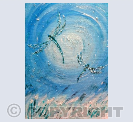Snow Dragonfly Moon