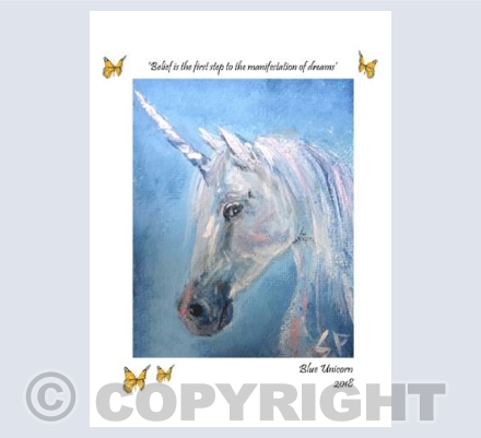 Blue Unicorn mini