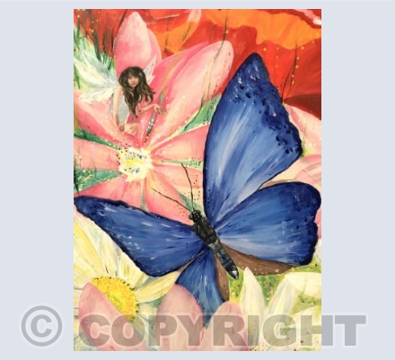 Fairy In Flowers