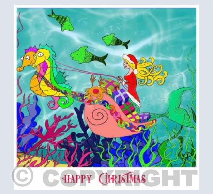 mermaid sleigh