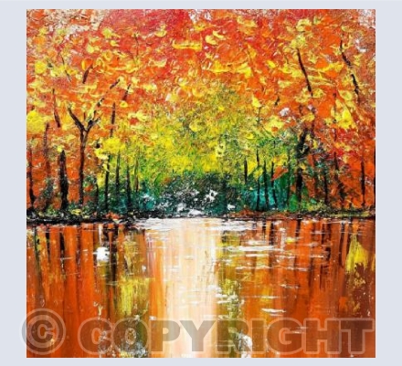 Lake In Fall