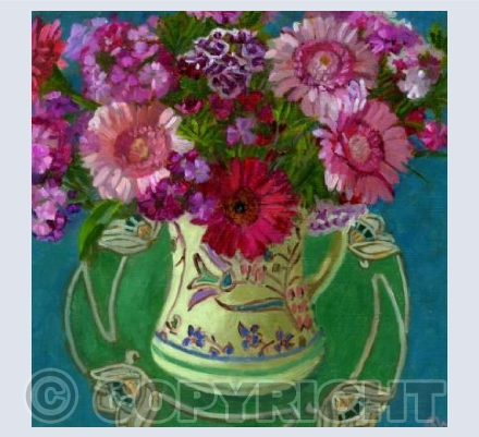 Gerberas and Sweet Williams