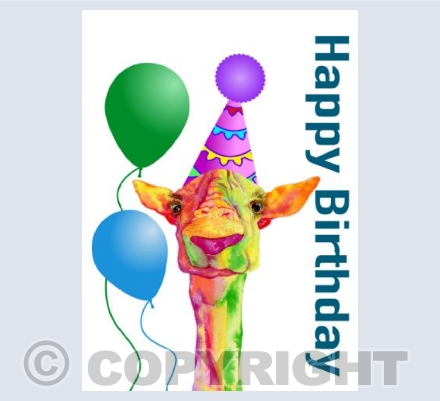 Happy Birthday Giraffe!