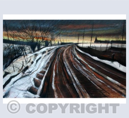 Church in Evening Sunset