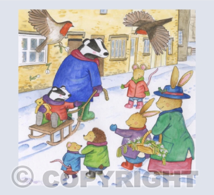 January in Corsham Card