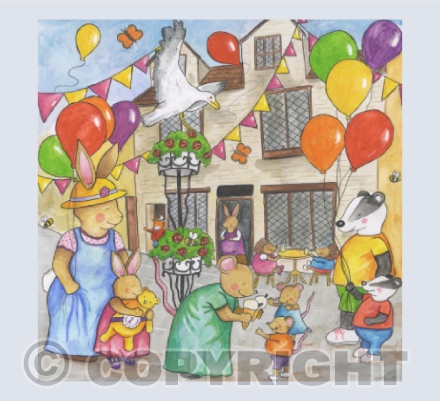 August in Corsham Card
