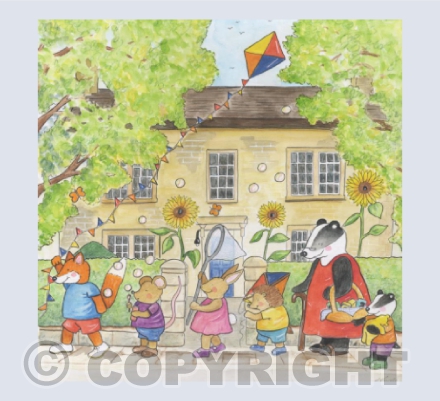July in Corsham Card