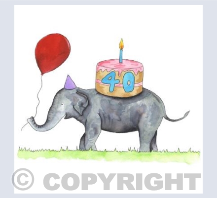 Elephant and Cake