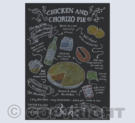 Chicken and Chorizo Pie