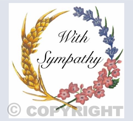With sympathy