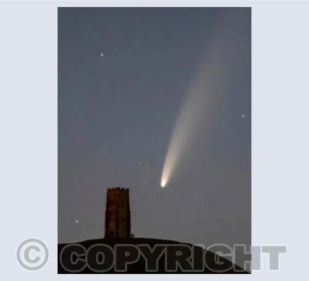 Comet Neowise, Glastonbury Tor