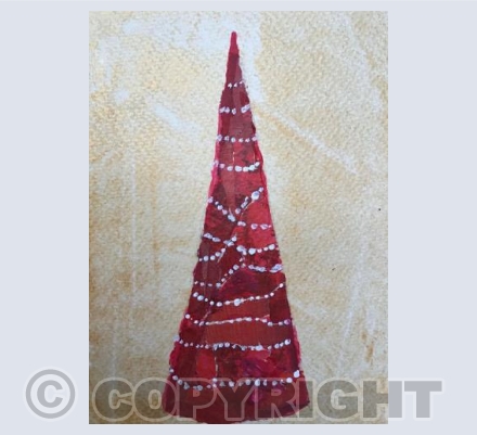 Christmas Tree in Red
