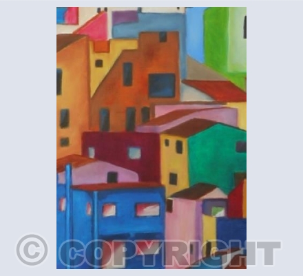 Colourful houses
