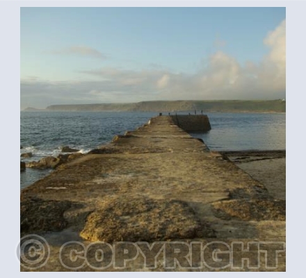 Sennen harbour wall