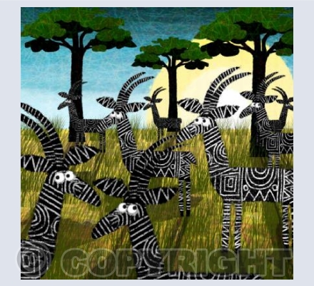 The Elisive patterned gazelle