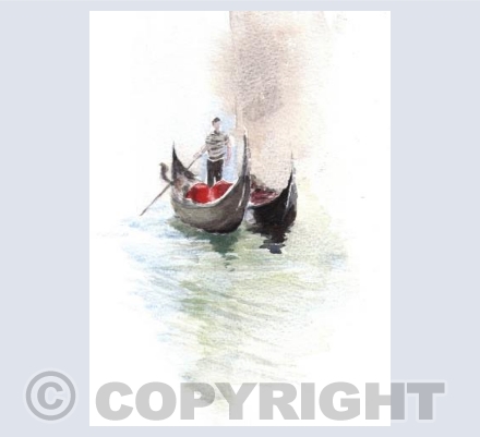 Gondolier in Venice