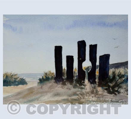 Poldhu Cove -Evening Sunshine