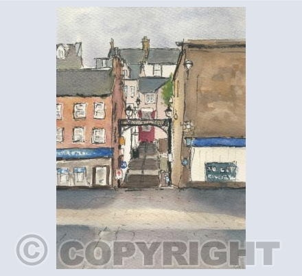Market Brae steps