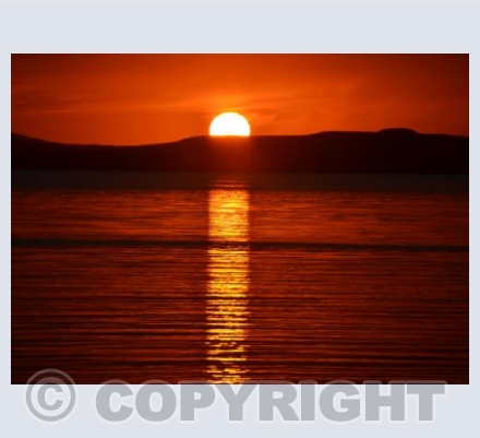 Sunset over Loch Ewe