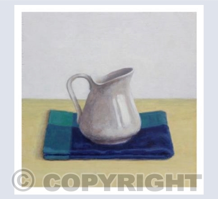 jug with dishcloth